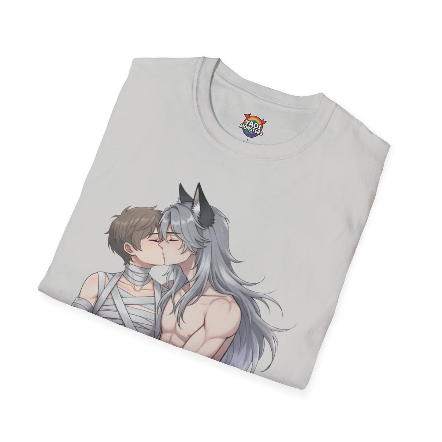 Yaoi Monsters: Mummy × Wolfman BL Anime T-Shirt
