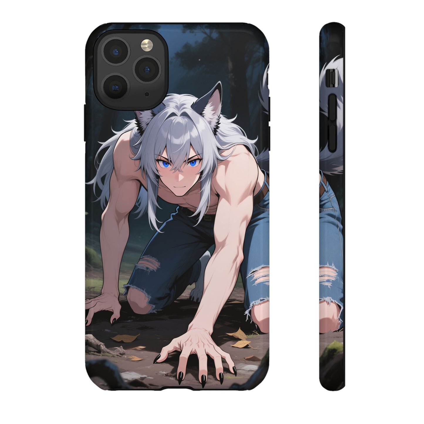 Luca Moonlit Werewolf Tough Phone Case — Anime Wolfman Cover (iPhone, Samsung Galaxy & Google Pixel) | Yaoi Monsters