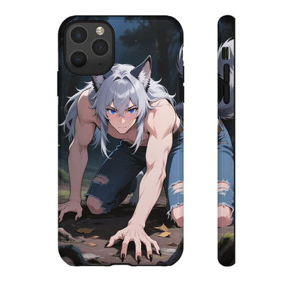 Luca Moonlit Werewolf Tough Phone Case — Anime Wolfman Cover (iPhone, Samsung Galaxy & Google Pixel) | Yaoi Monsters