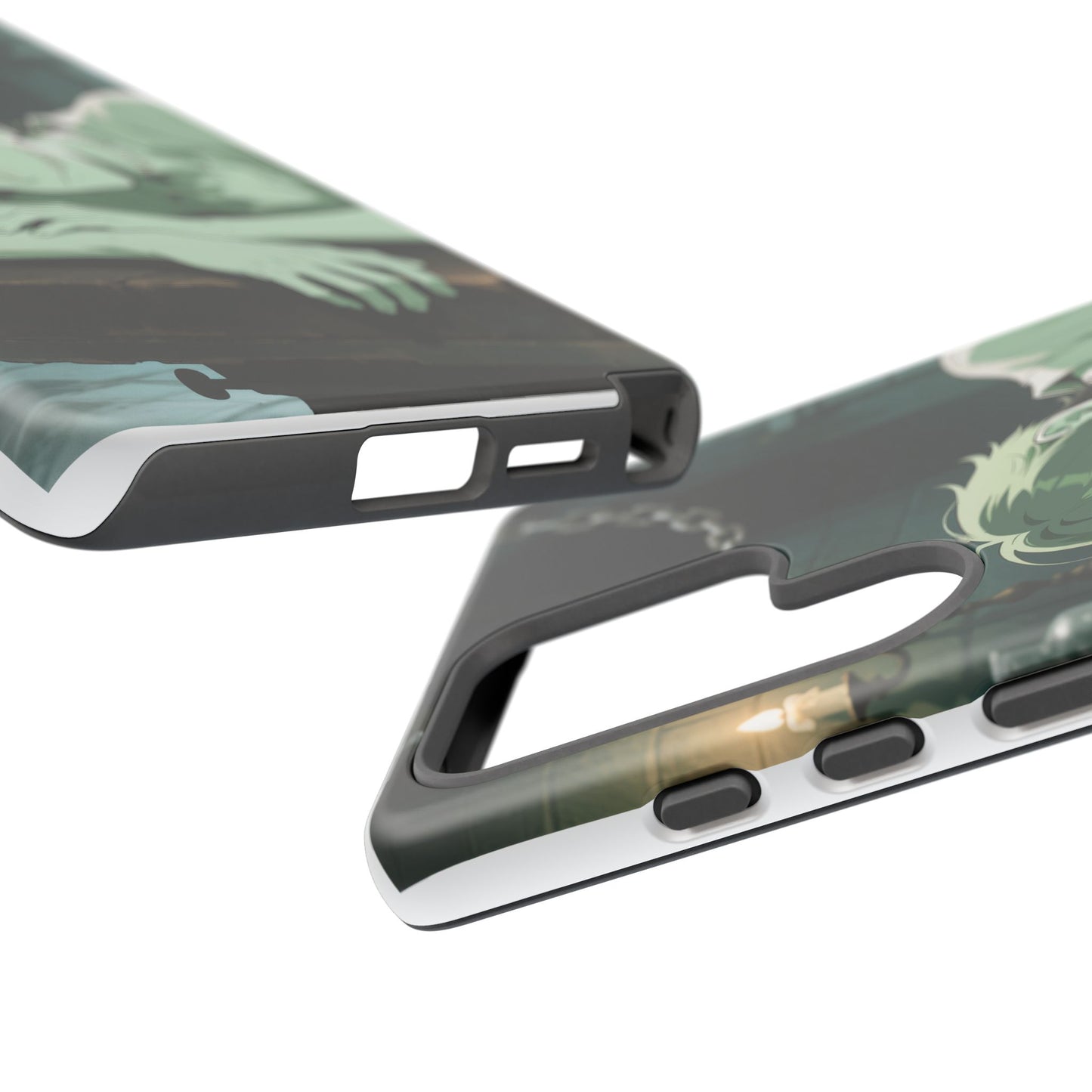 Electric Stare Frankenstein Phone Case — Anime Adam Cover (iPhone, Samsung & Pixel) | Yaoi Monsters
