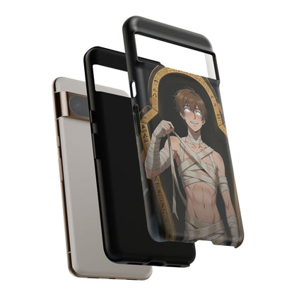 Imhotep Mummy Phone Case – iPhone, Samsung Galaxy & Google Pixel | 3D Wrap Gothic Anime Cover | Yaoi Monsters