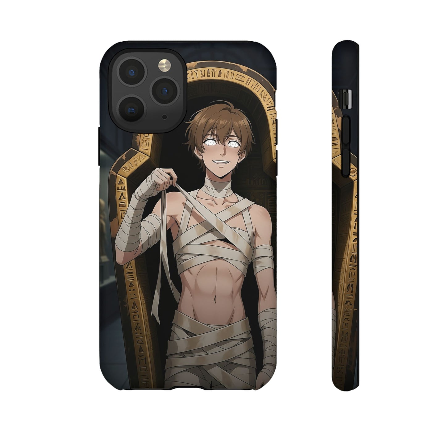 Imhotep Mummy Phone Case – iPhone, Samsung Galaxy & Google Pixel | 3D Wrap Gothic Anime Cover | Yaoi Monsters
