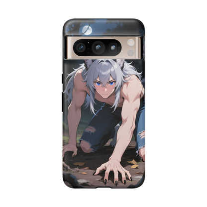Luca Moonlit Werewolf Tough Phone Case — Anime Wolfman Cover (iPhone, Samsung Galaxy & Google Pixel) | Yaoi Monsters