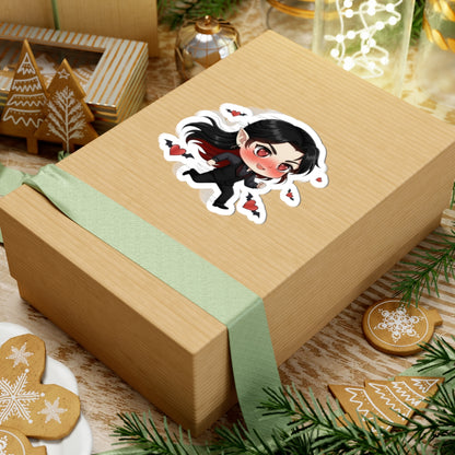 Cutie Monsters Dracula “Love Chase” Vinyl Sticker – Facing Left