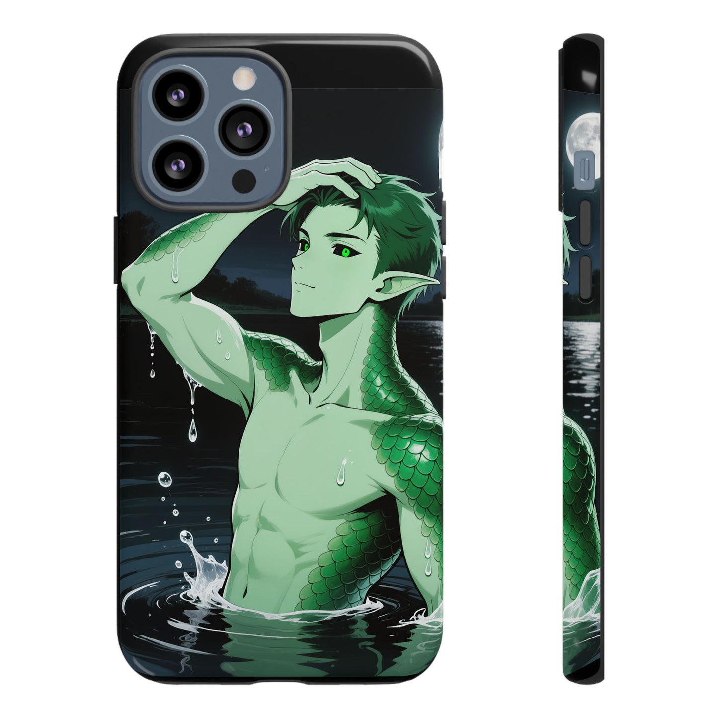 Kel Sea Creature Anime Phone Case — 3D Wrap, Shock-Absorbing (iPhone / Samsung / Pixel) | Yaoi Monsters