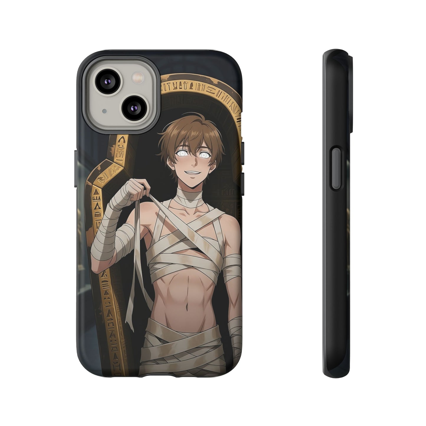 Imhotep Mummy Phone Case – iPhone, Samsung Galaxy & Google Pixel | 3D Wrap Gothic Anime Cover | Yaoi Monsters