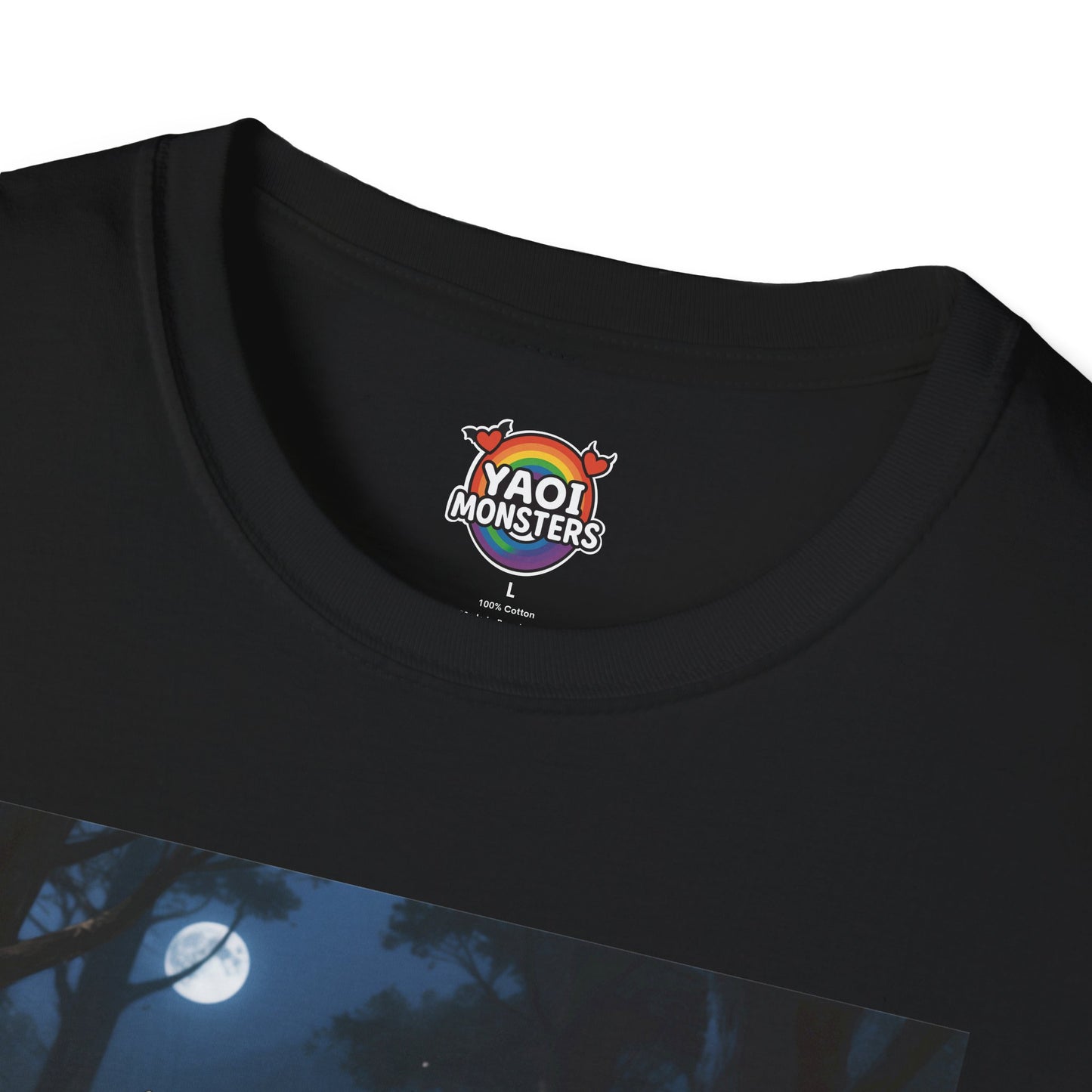 Luca Moonlit Werewolf Unisex T-Shirt — Anime Wolfman Graphic Tee | Yaoi Monsters