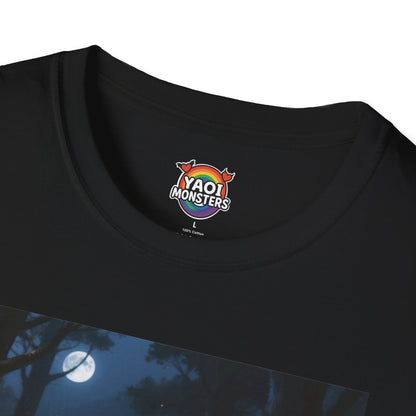 Luca Moonlit Werewolf Unisex T-Shirt — Anime Wolfman Graphic Tee | Yaoi Monsters