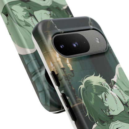 Electric Stare Frankenstein Phone Case — Anime Adam Cover (iPhone, Samsung & Pixel) | Yaoi Monsters