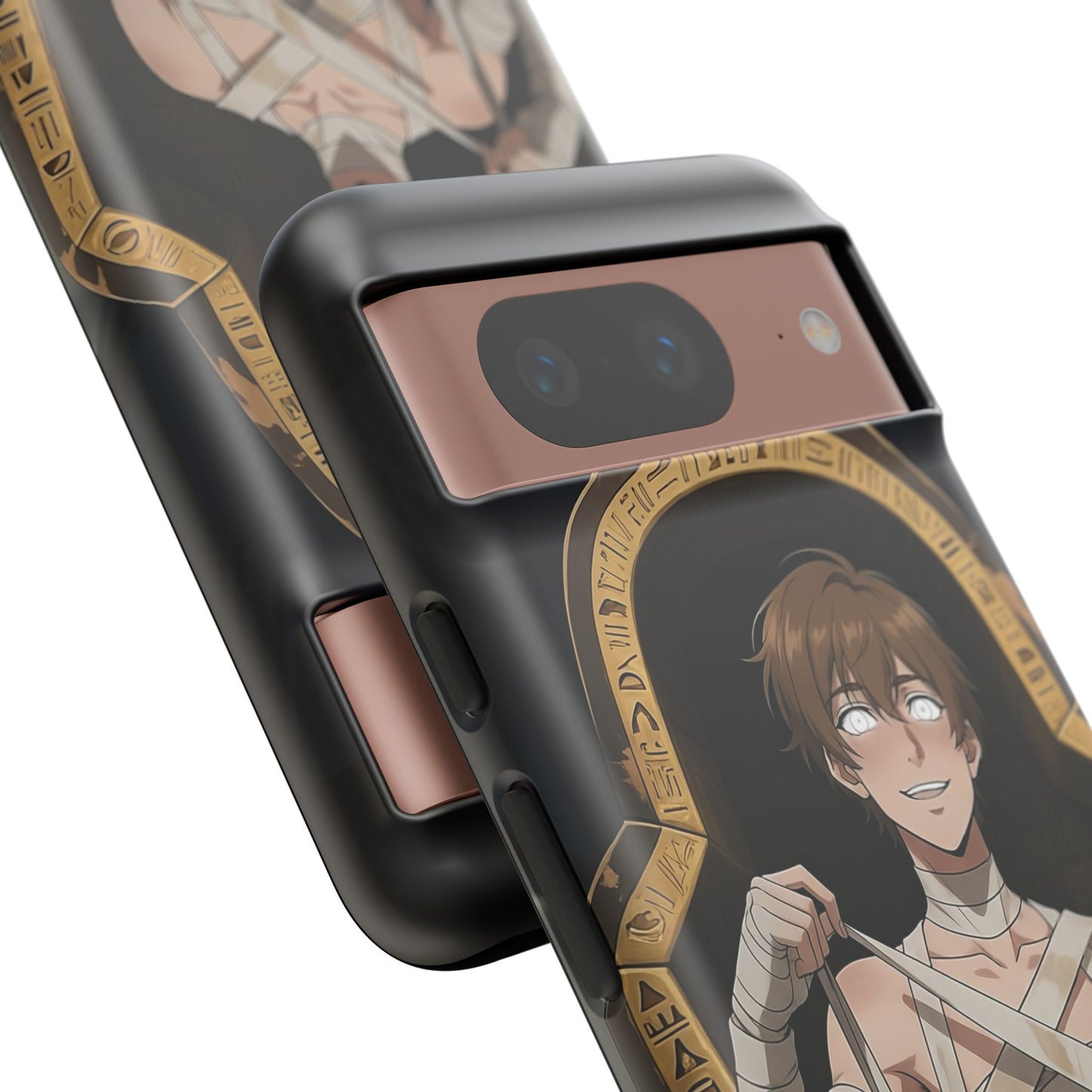 Imhotep Mummy Phone Case – iPhone, Samsung Galaxy & Google Pixel | 3D Wrap Gothic Anime Cover | Yaoi Monsters