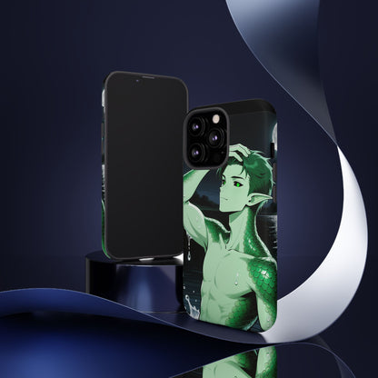 Kel Sea Creature Anime Phone Case — 3D Wrap, Shock-Absorbing (iPhone / Samsung / Pixel) | Yaoi Monsters