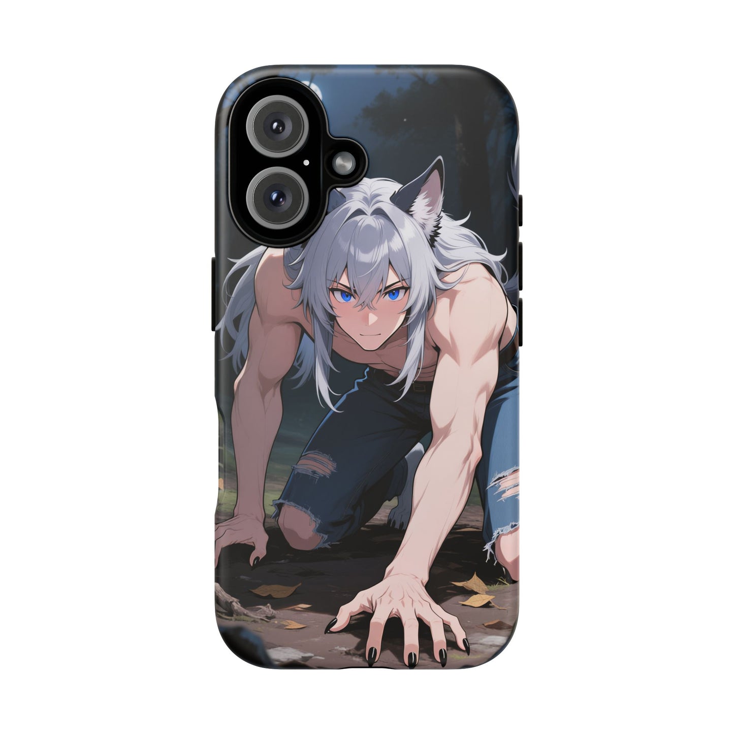 Luca Moonlit Werewolf Tough Phone Case — Anime Wolfman Cover (iPhone, Samsung Galaxy & Google Pixel) | Yaoi Monsters
