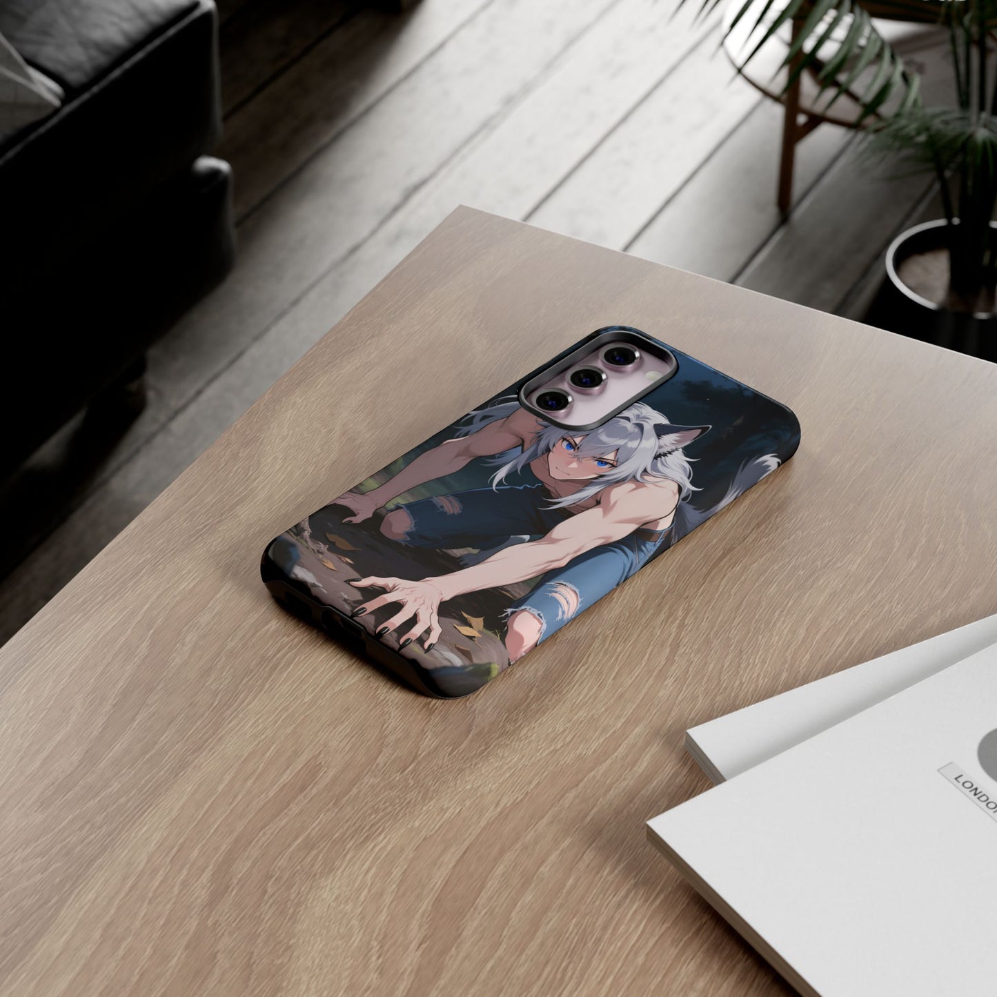 Luca Moonlit Werewolf Tough Phone Case — Anime Wolfman Cover (iPhone, Samsung Galaxy & Google Pixel) | Yaoi Monsters
