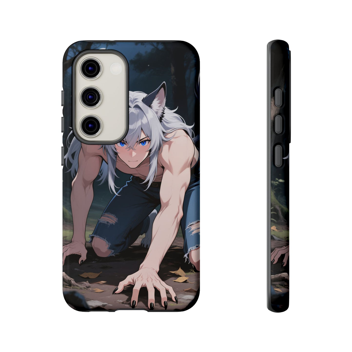 Luca Moonlit Werewolf Tough Phone Case — Anime Wolfman Cover (iPhone, Samsung Galaxy & Google Pixel) | Yaoi Monsters
