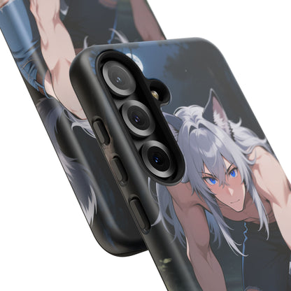 Luca Moonlit Werewolf Tough Phone Case — Anime Wolfman Cover (iPhone, Samsung Galaxy & Google Pixel) | Yaoi Monsters