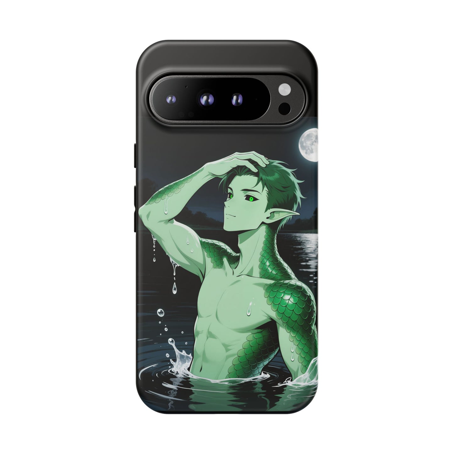 Kel Sea Creature Anime Phone Case — 3D Wrap, Shock-Absorbing (iPhone / Samsung / Pixel) | Yaoi Monsters