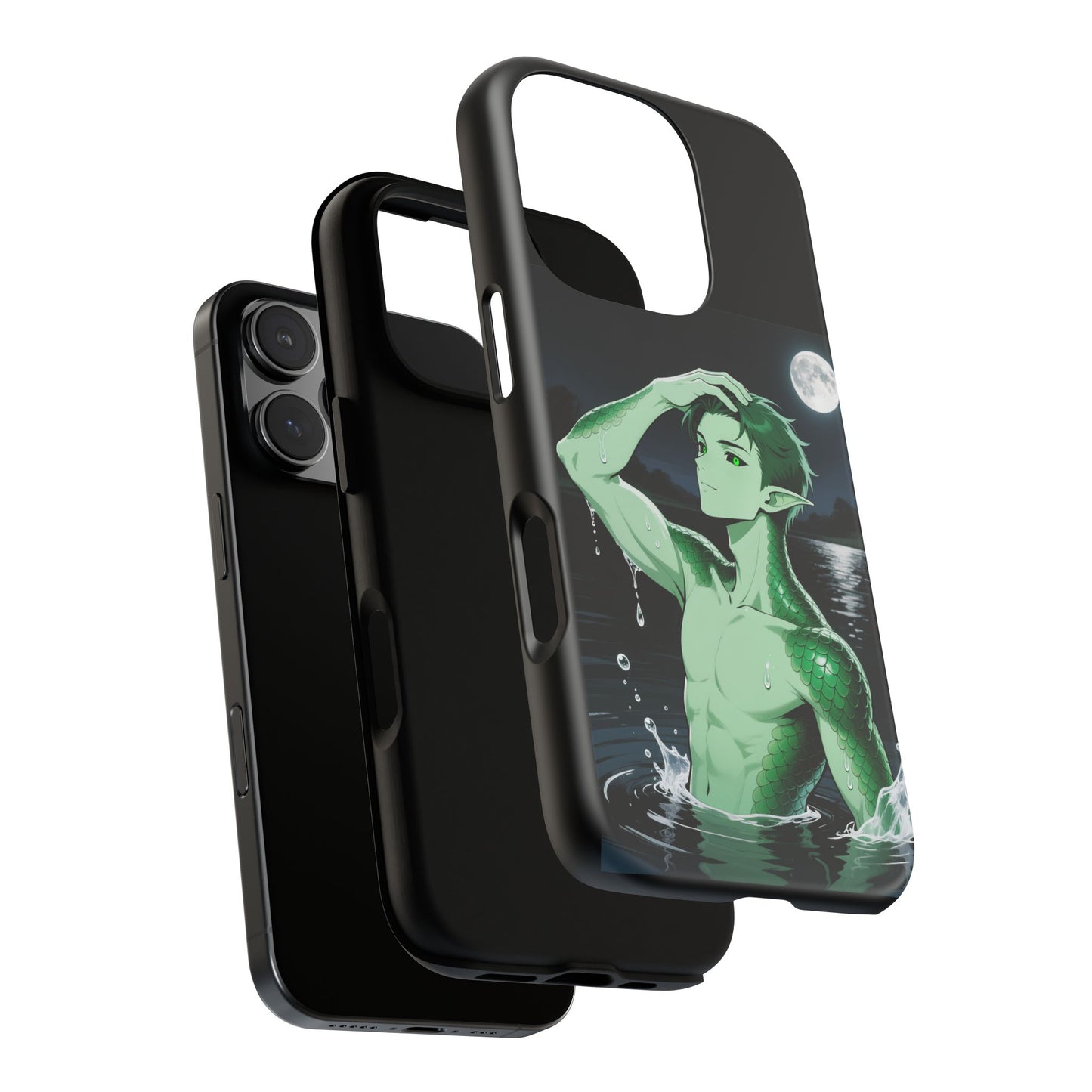 Kel Sea Creature Anime Phone Case — 3D Wrap, Shock-Absorbing (iPhone / Samsung / Pixel) | Yaoi Monsters