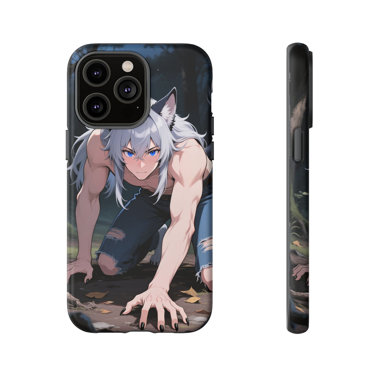 Luca Moonlit Werewolf Tough Phone Case — Anime Wolfman Cover (iPhone, Samsung Galaxy & Google Pixel) | Yaoi Monsters
