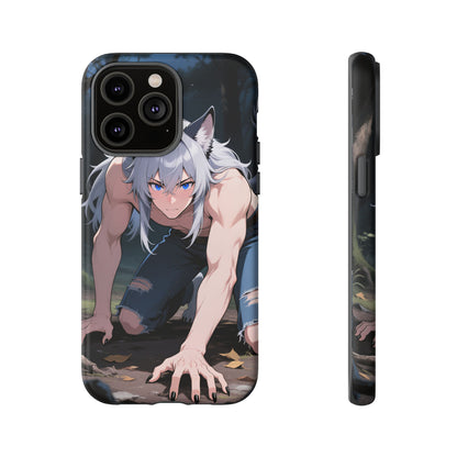 Luca Moonlit Werewolf Tough Phone Case — Anime Wolfman Cover (iPhone, Samsung Galaxy & Google Pixel) | Yaoi Monsters