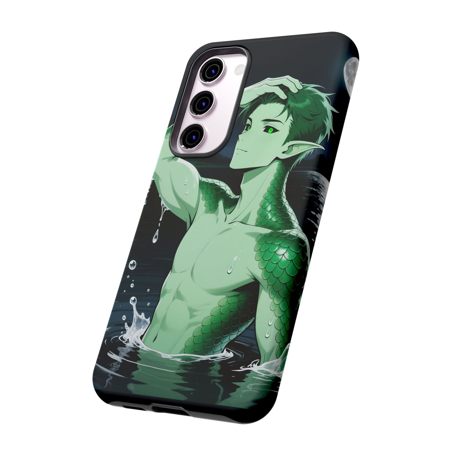 Kel Sea Creature Anime Phone Case — 3D Wrap, Shock-Absorbing (iPhone / Samsung / Pixel) | Yaoi Monsters