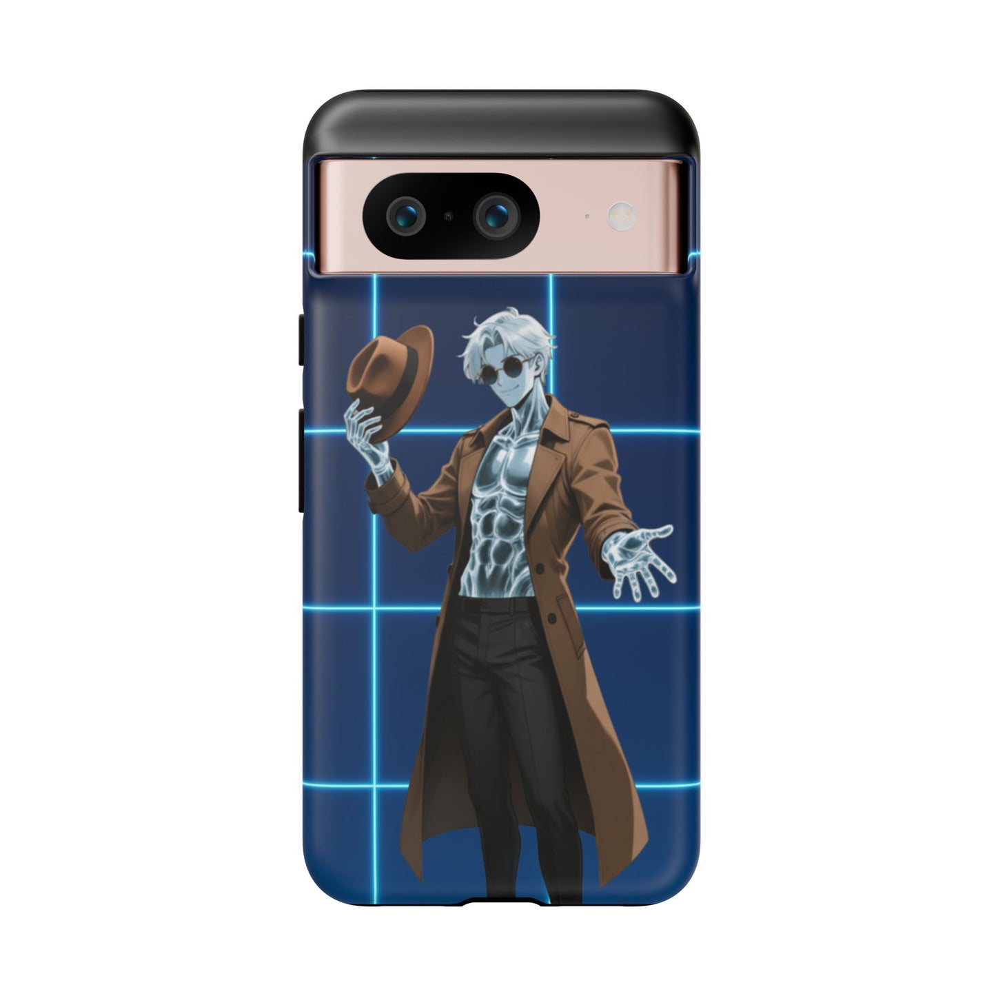 Theodore Marvel Invisible Man Anime Phone Case – iPhone, Samsung & Google Pixel (3D Wrap, Shock-Absorbing) | Yaoi Monsters