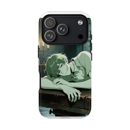 Electric Stare Frankenstein Phone Case — Anime Adam Cover (iPhone, Samsung & Pixel) | Yaoi Monsters