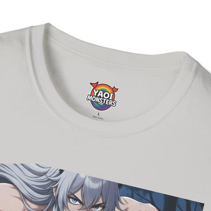 Enemies to Lovers Luca x Imhotep Unisex T-Shirt — Werewolf x Mummy BL Anime Tee | Yaoi Monsters