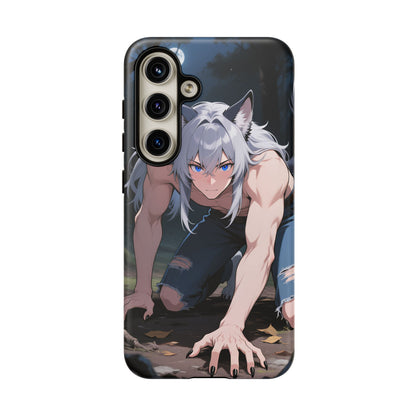 Luca Moonlit Werewolf Tough Phone Case — Anime Wolfman Cover (iPhone, Samsung Galaxy & Google Pixel) | Yaoi Monsters