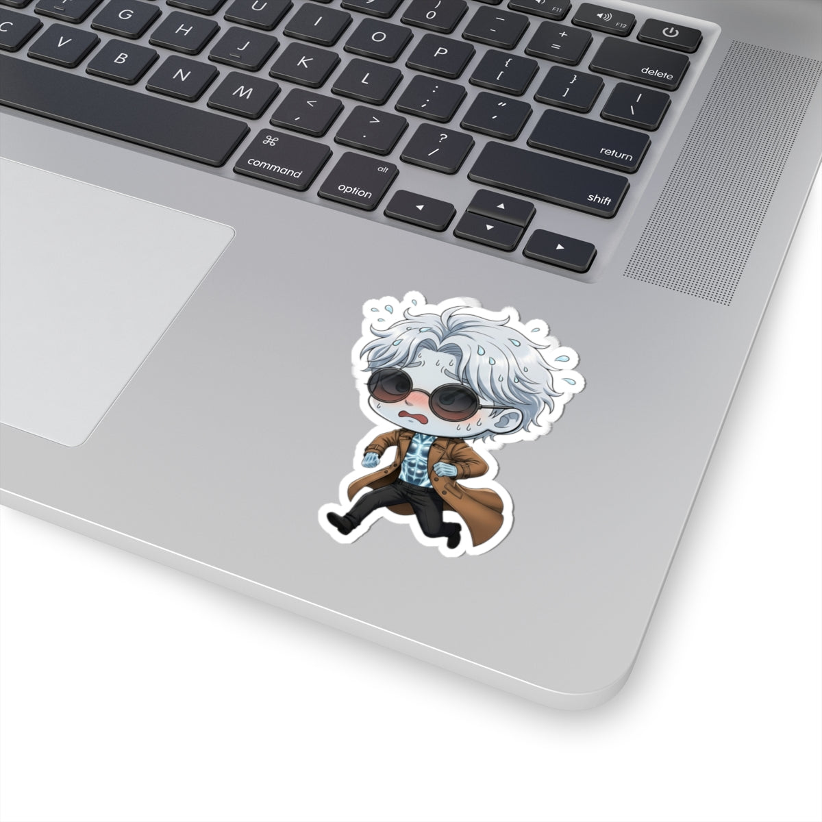 Cutie Monsters Theodore Marvel “Panic” Vinyl Sticker – Running Away Right