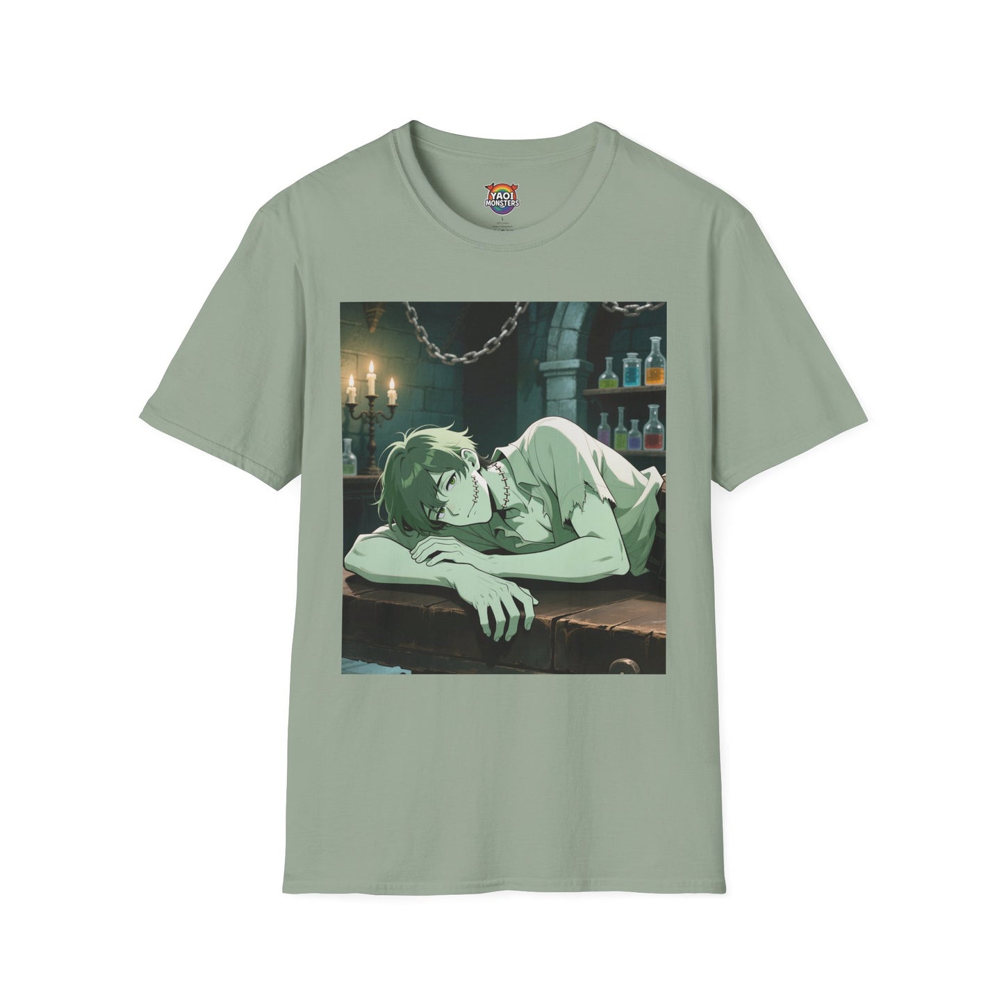 Adam Frankenstein Unisex T-Shirt — Gothic Monster Anime Tee | Yaoi Monsters