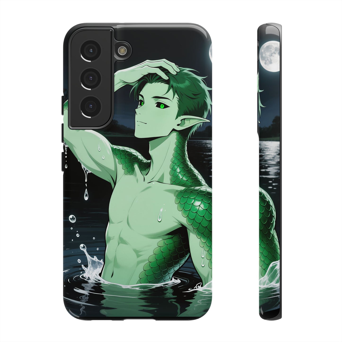Kel Sea Creature Anime Phone Case — 3D Wrap, Shock-Absorbing (iPhone / Samsung / Pixel) | Yaoi Monsters