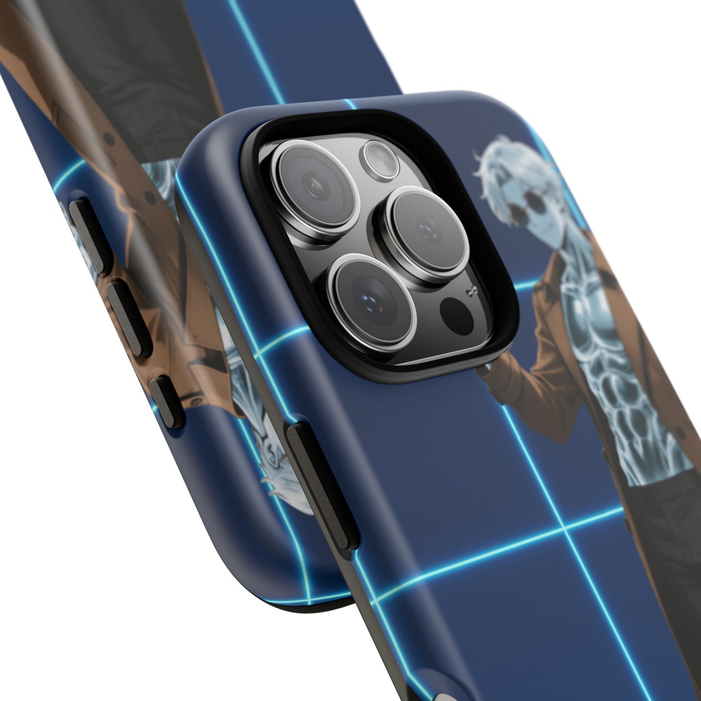 Theodore Marvel Invisible Man Anime Phone Case – iPhone, Samsung & Google Pixel (3D Wrap, Shock-Absorbing) | Yaoi Monsters