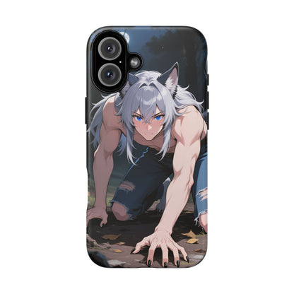 Luca Moonlit Werewolf Tough Phone Case — Anime Wolfman Cover (iPhone, Samsung Galaxy & Google Pixel) | Yaoi Monsters