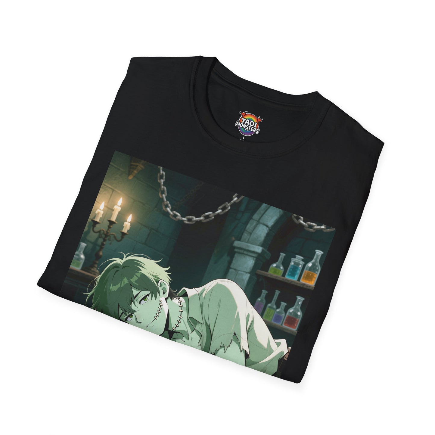 Adam Frankenstein Unisex T-Shirt — Gothic Monster Anime Tee | Yaoi Monsters