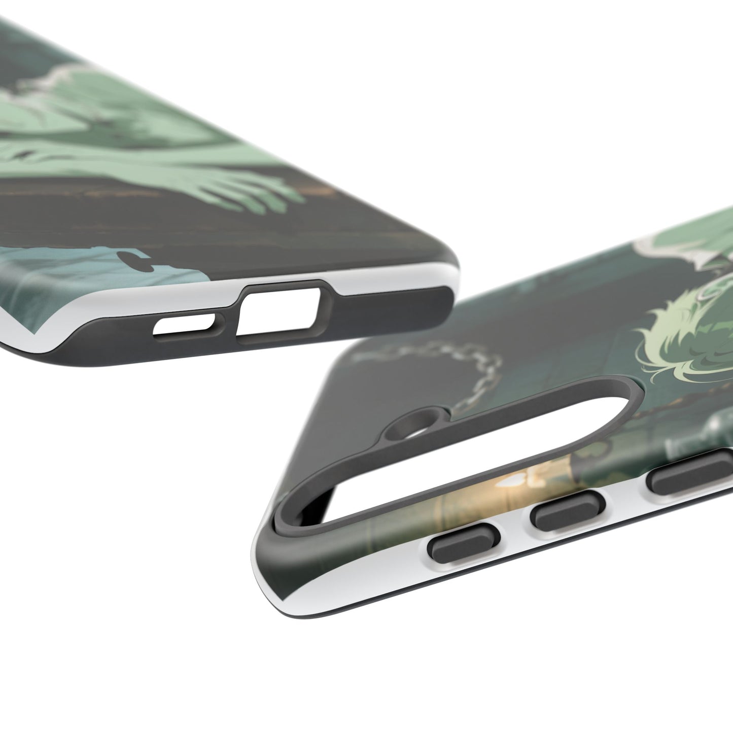 Electric Stare Frankenstein Phone Case — Anime Adam Cover (iPhone, Samsung & Pixel) | Yaoi Monsters