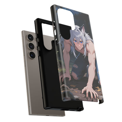 Luca Moonlit Werewolf Tough Phone Case — Anime Wolfman Cover (iPhone, Samsung Galaxy & Google Pixel) | Yaoi Monsters
