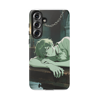 Electric Stare Frankenstein Phone Case — Anime Adam Cover (iPhone, Samsung & Pixel) | Yaoi Monsters
