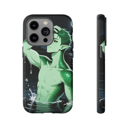 Kel Sea Creature Anime Phone Case — 3D Wrap, Shock-Absorbing (iPhone / Samsung / Pixel) | Yaoi Monsters