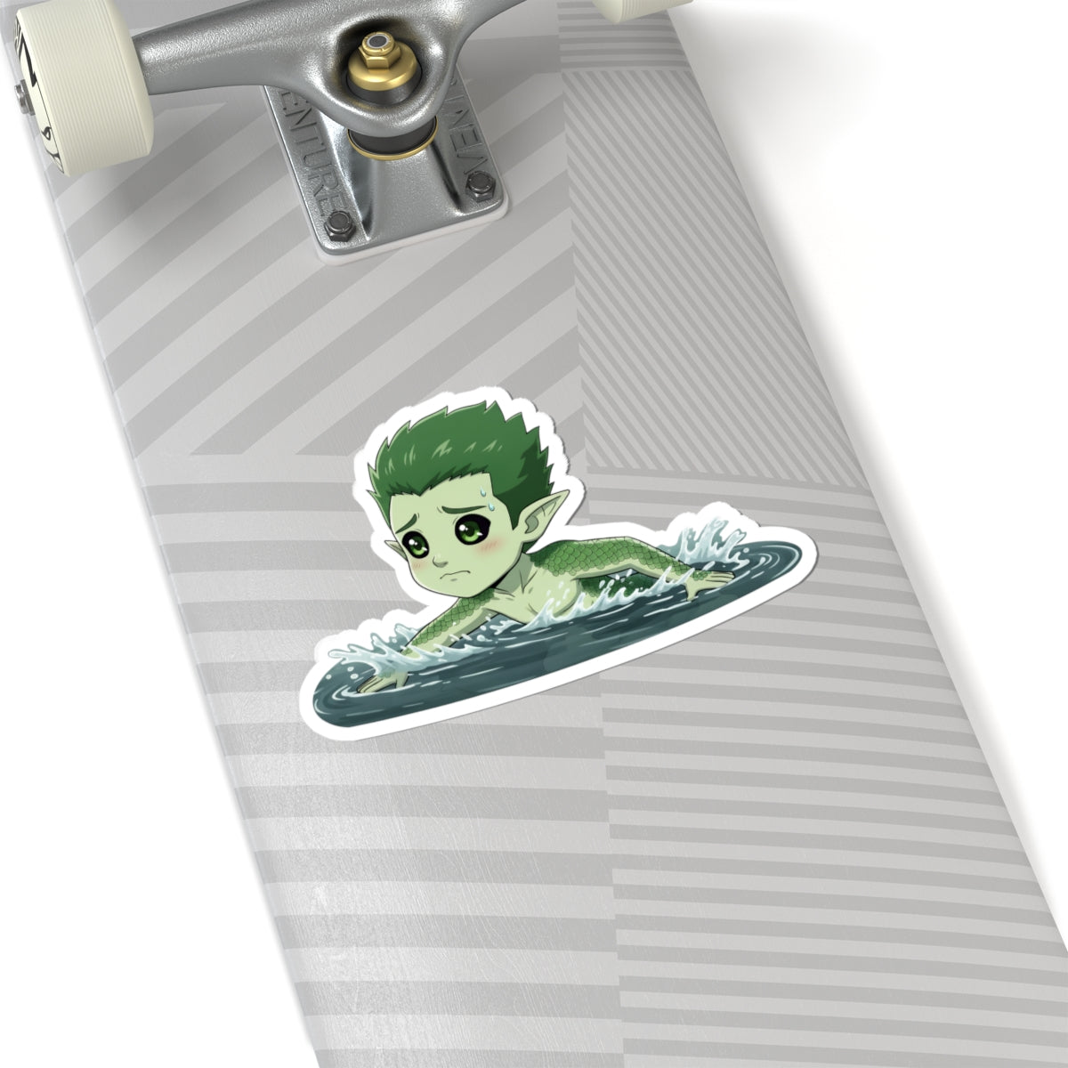 Cutie Monsters Kel “Love Panic” Glossy Vinyl Sticker – Splashing Away