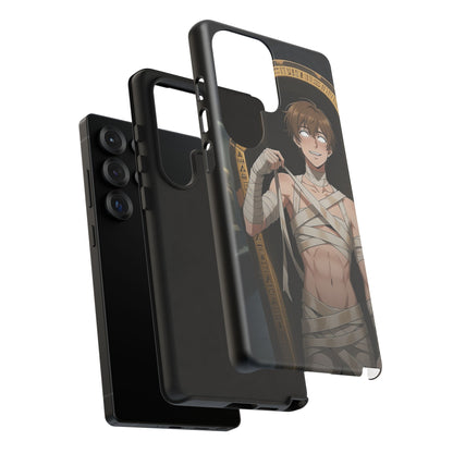 Imhotep Mummy Phone Case – iPhone, Samsung Galaxy & Google Pixel | 3D Wrap Gothic Anime Cover | Yaoi Monsters
