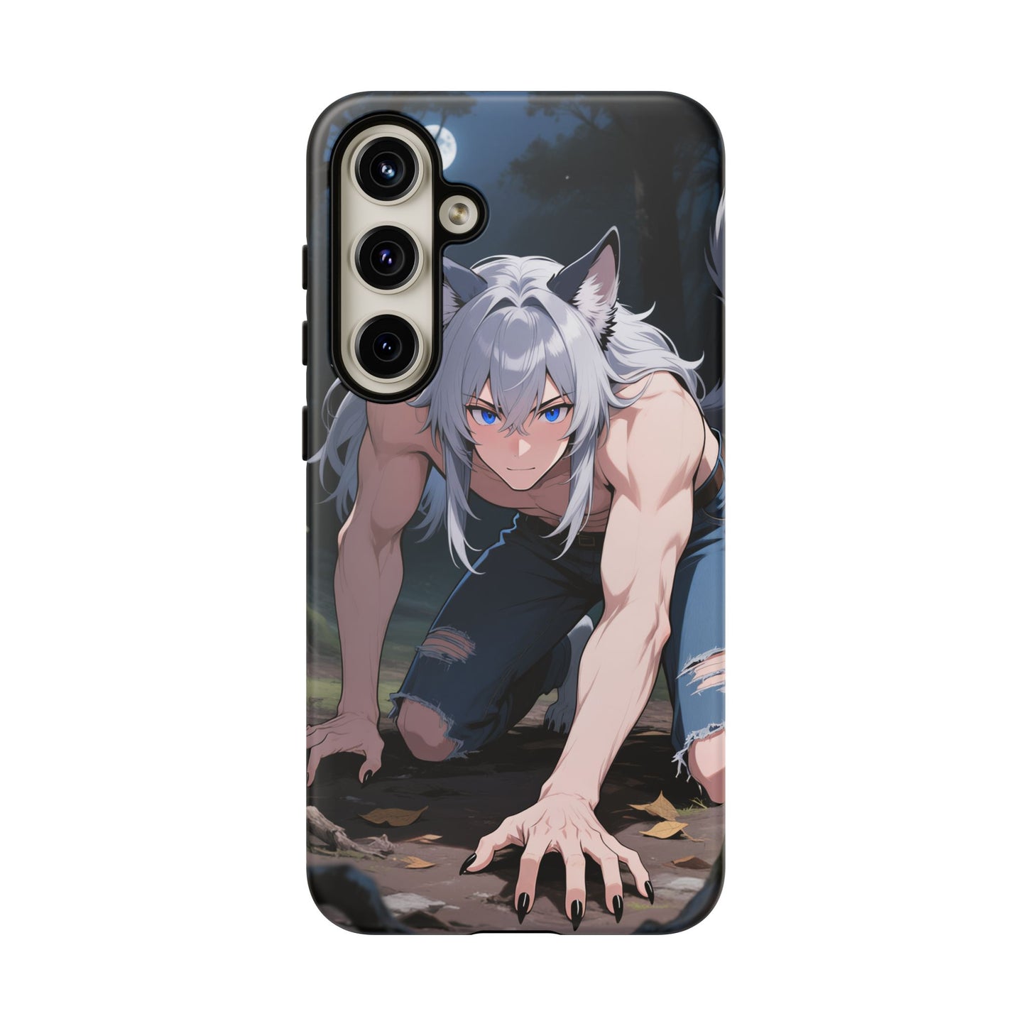 Luca Moonlit Werewolf Tough Phone Case — Anime Wolfman Cover (iPhone, Samsung Galaxy & Google Pixel) | Yaoi Monsters
