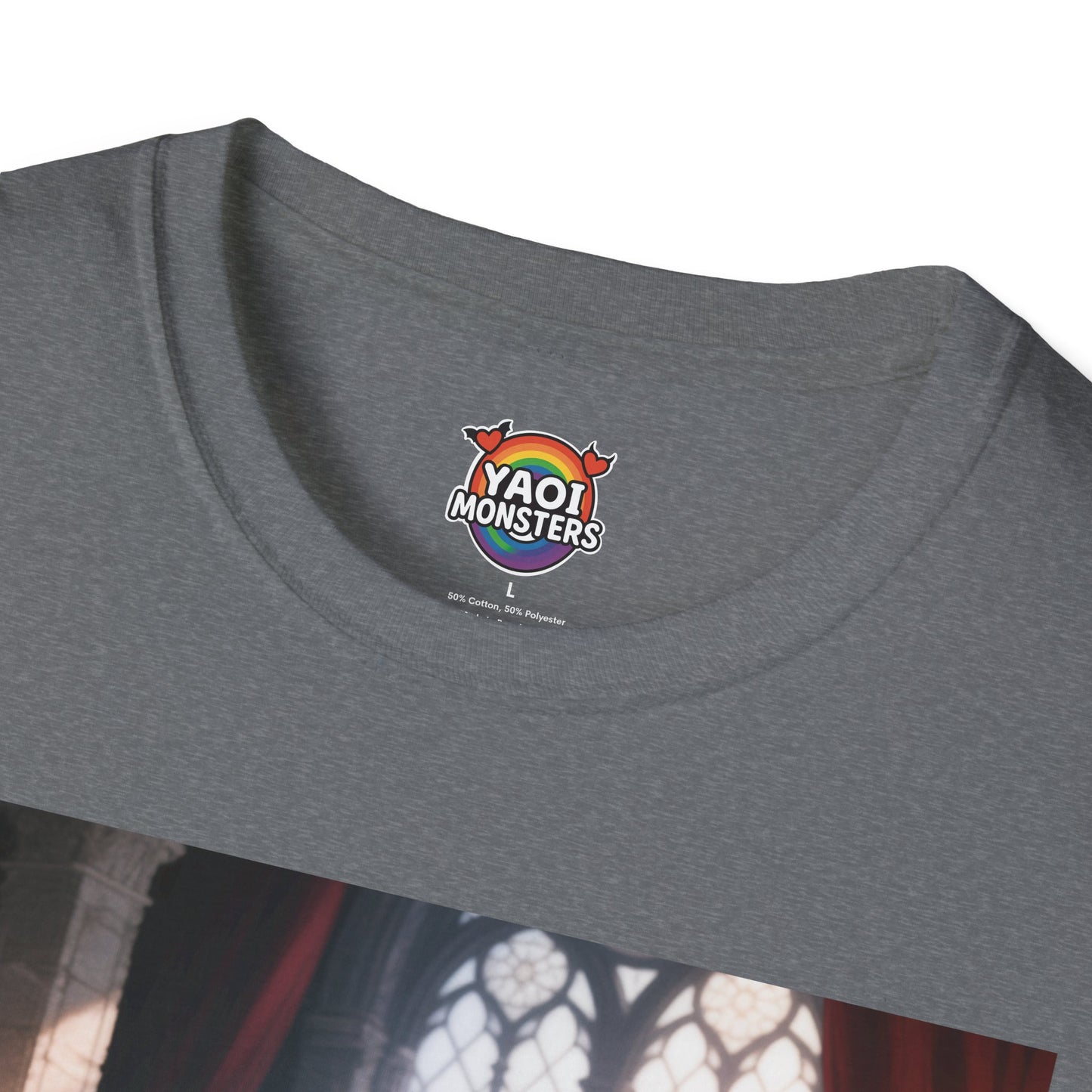 Dracula Velvet Chaise Unisex T-Shirt — Gothic Vampire Anime Tee | Yaoi Monsters