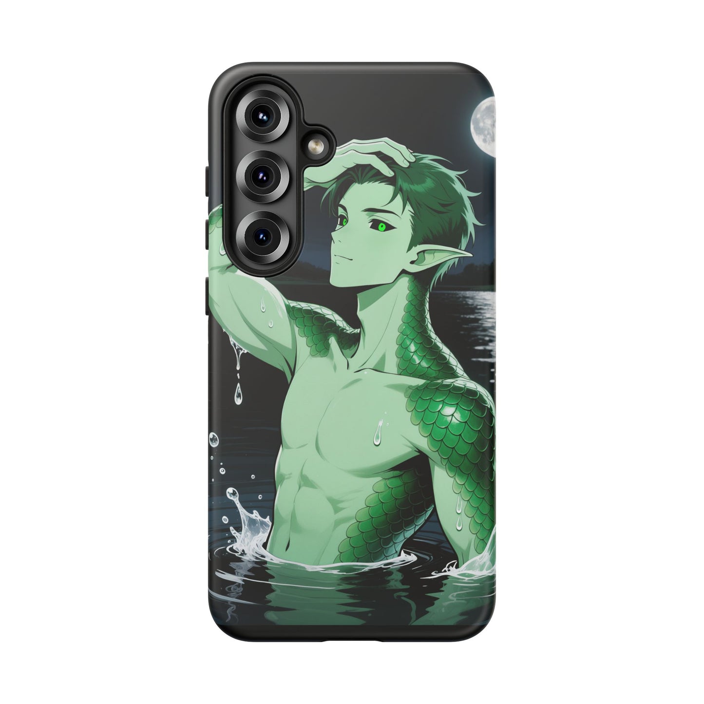 Kel Sea Creature Anime Phone Case — 3D Wrap, Shock-Absorbing (iPhone / Samsung / Pixel) | Yaoi Monsters