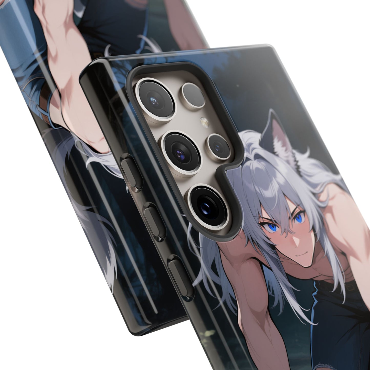 Luca Moonlit Werewolf Tough Phone Case — Anime Wolfman Cover (iPhone, Samsung Galaxy & Google Pixel) | Yaoi Monsters