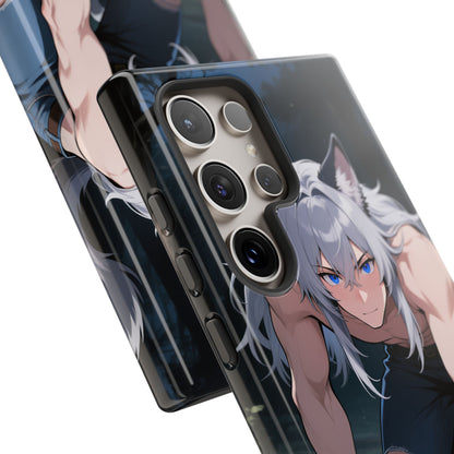 Luca Moonlit Werewolf Tough Phone Case — Anime Wolfman Cover (iPhone, Samsung Galaxy & Google Pixel) | Yaoi Monsters
