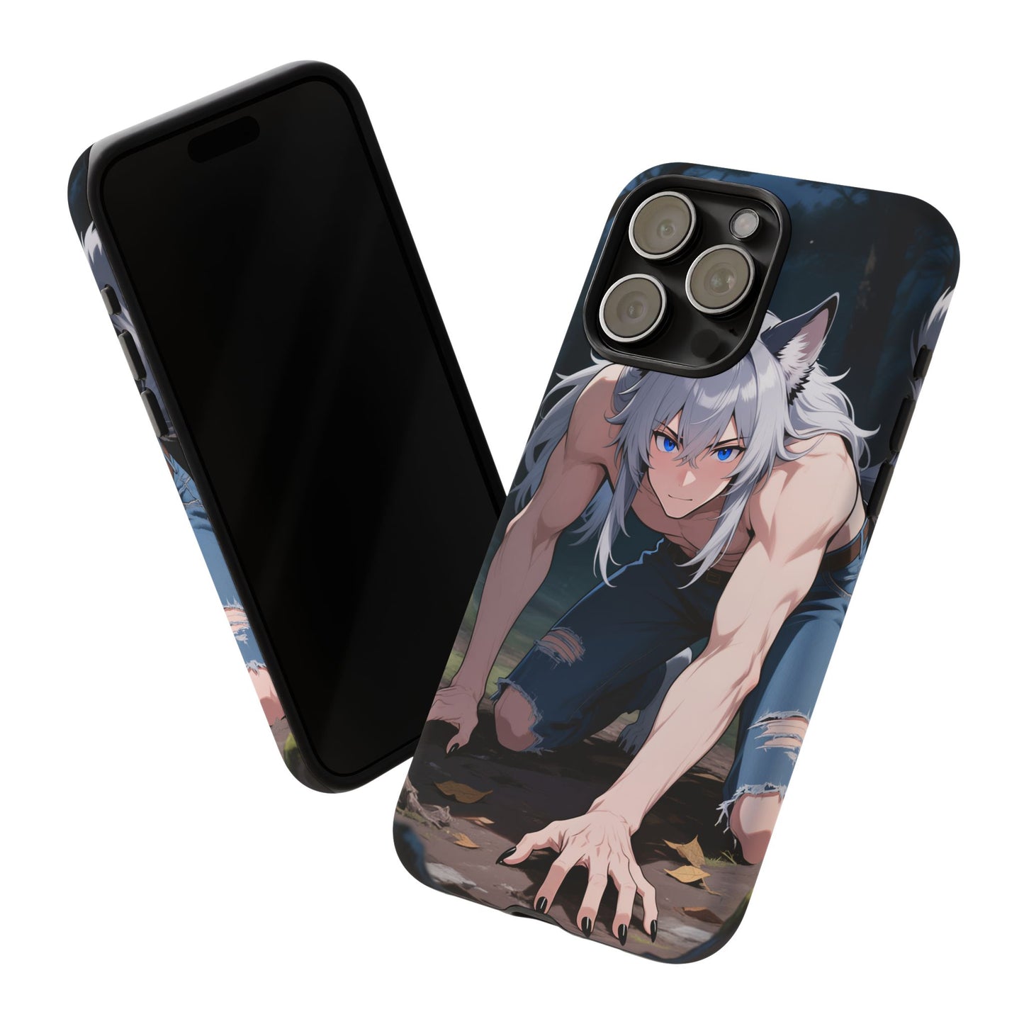 Luca Moonlit Werewolf Tough Phone Case — Anime Wolfman Cover (iPhone, Samsung Galaxy & Google Pixel) | Yaoi Monsters