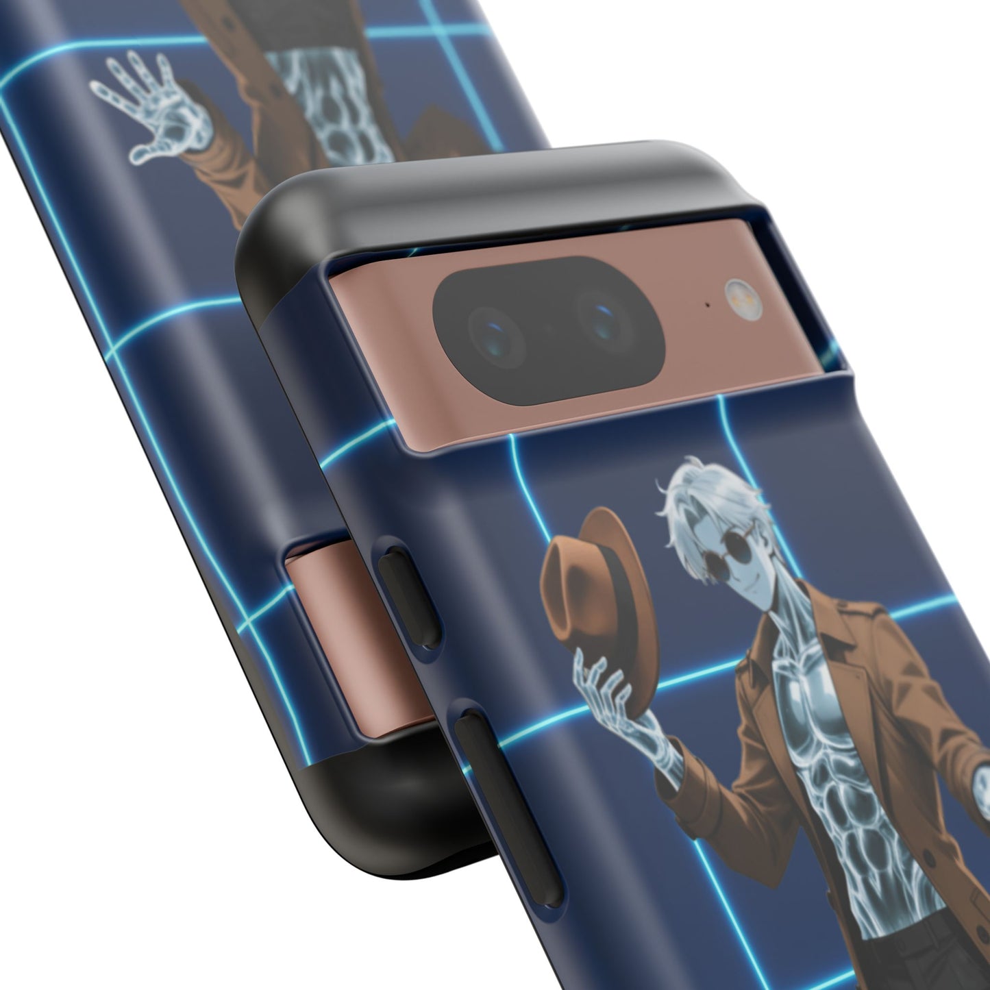Theodore Marvel Invisible Man Anime Phone Case – iPhone, Samsung & Google Pixel (3D Wrap, Shock-Absorbing) | Yaoi Monsters