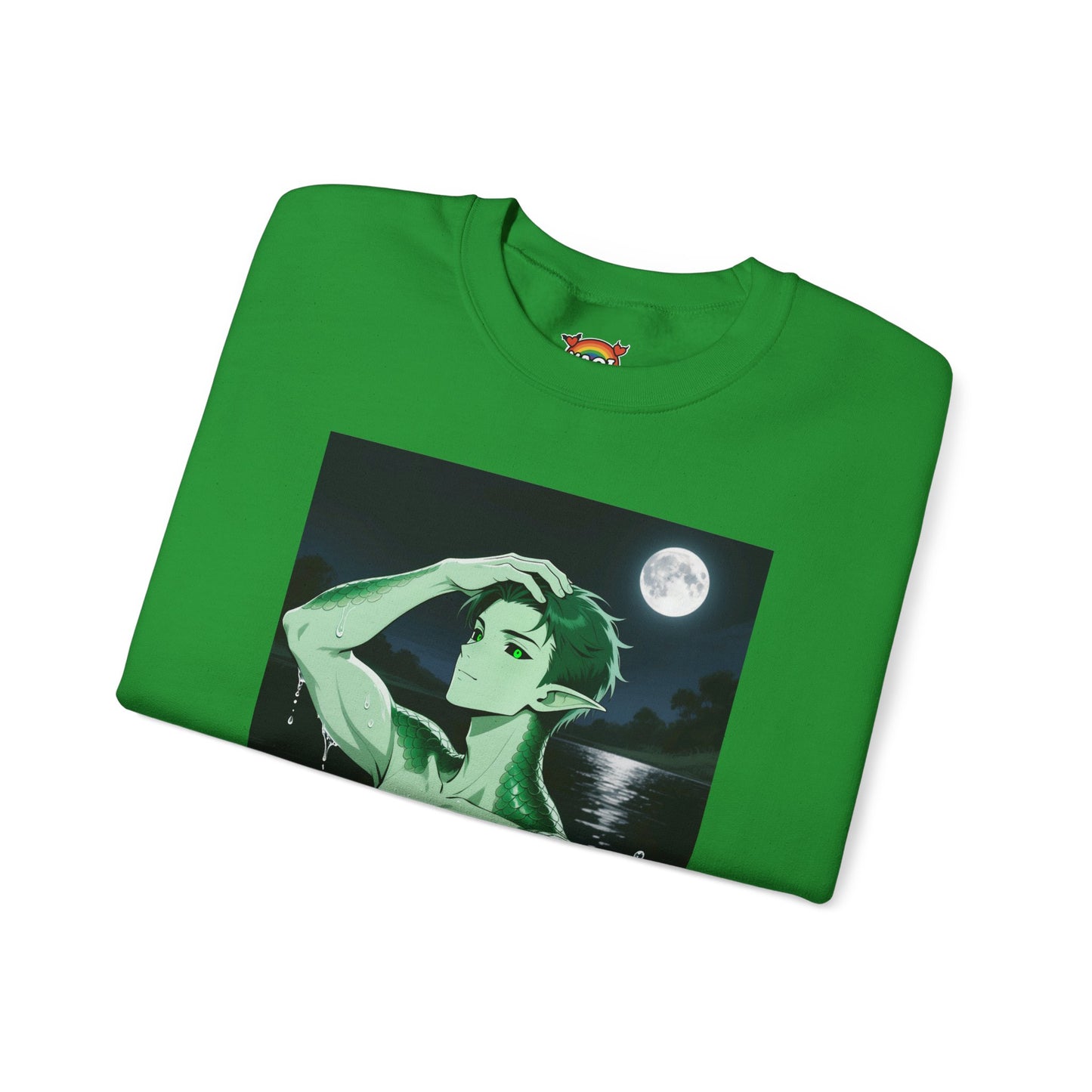 Kel Sea Creature Anime Crewneck Sweatshirt — Unisex Heavy-Blend Pullover | Yaoi Monsters