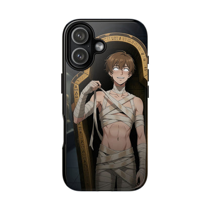 Imhotep Mummy Phone Case – iPhone, Samsung Galaxy & Google Pixel | 3D Wrap Gothic Anime Cover | Yaoi Monsters