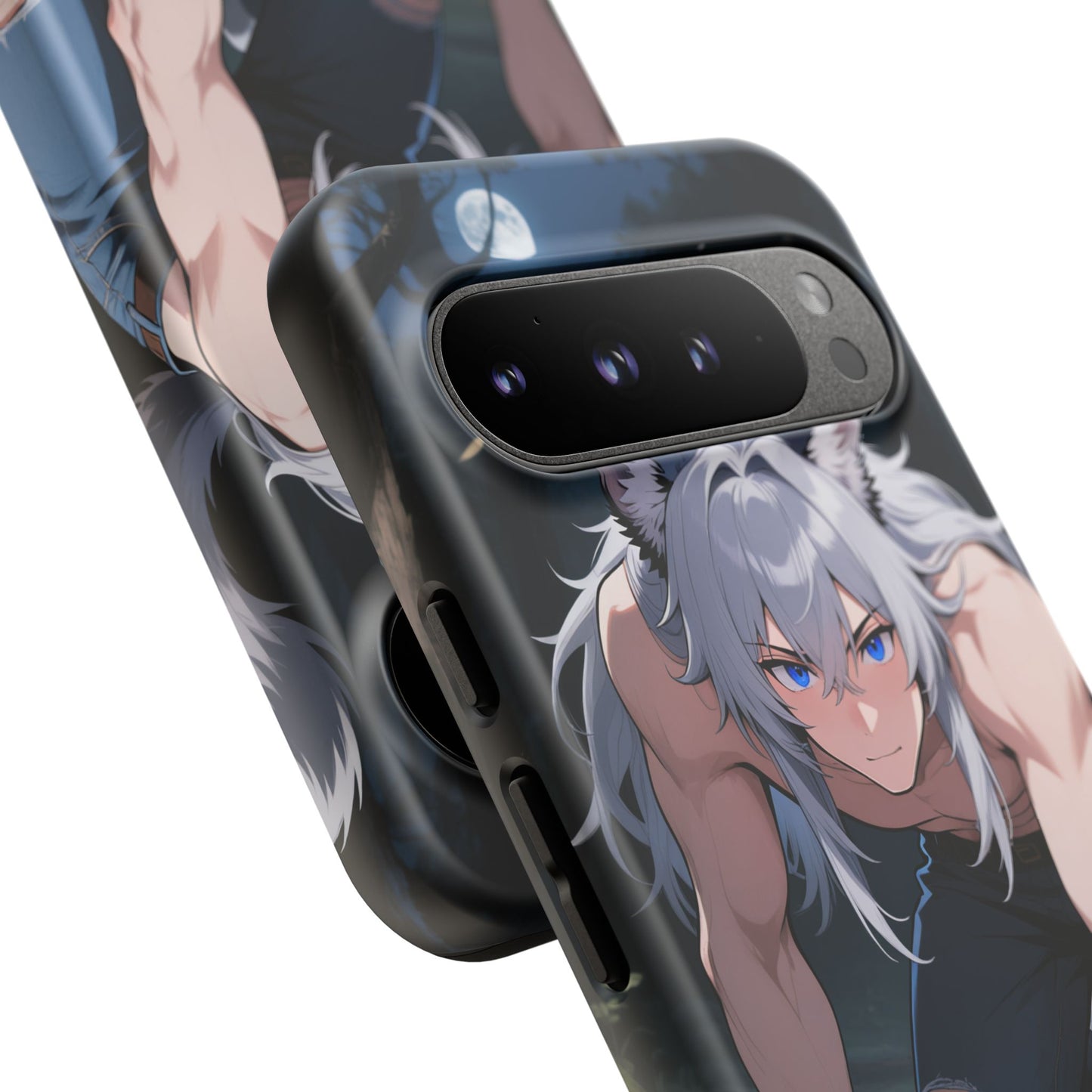 Luca Moonlit Werewolf Tough Phone Case — Anime Wolfman Cover (iPhone, Samsung Galaxy & Google Pixel) | Yaoi Monsters